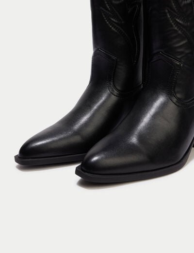 Bottines noir femme