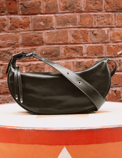 Sac banane noir femme