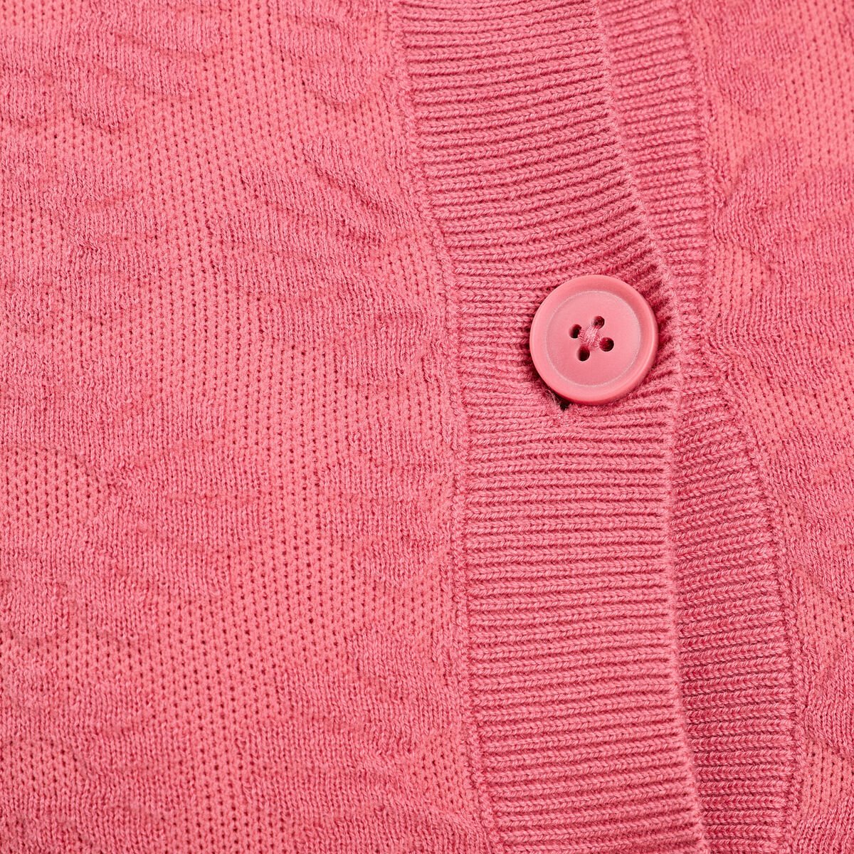 Gilet manches longues vieux rose femme