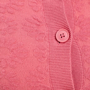 Gilet manches longues vieux rose femme