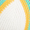 Haut de maillot de bain en crochet rouge femme