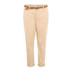 Pantalon chino 7/8ème beige femme