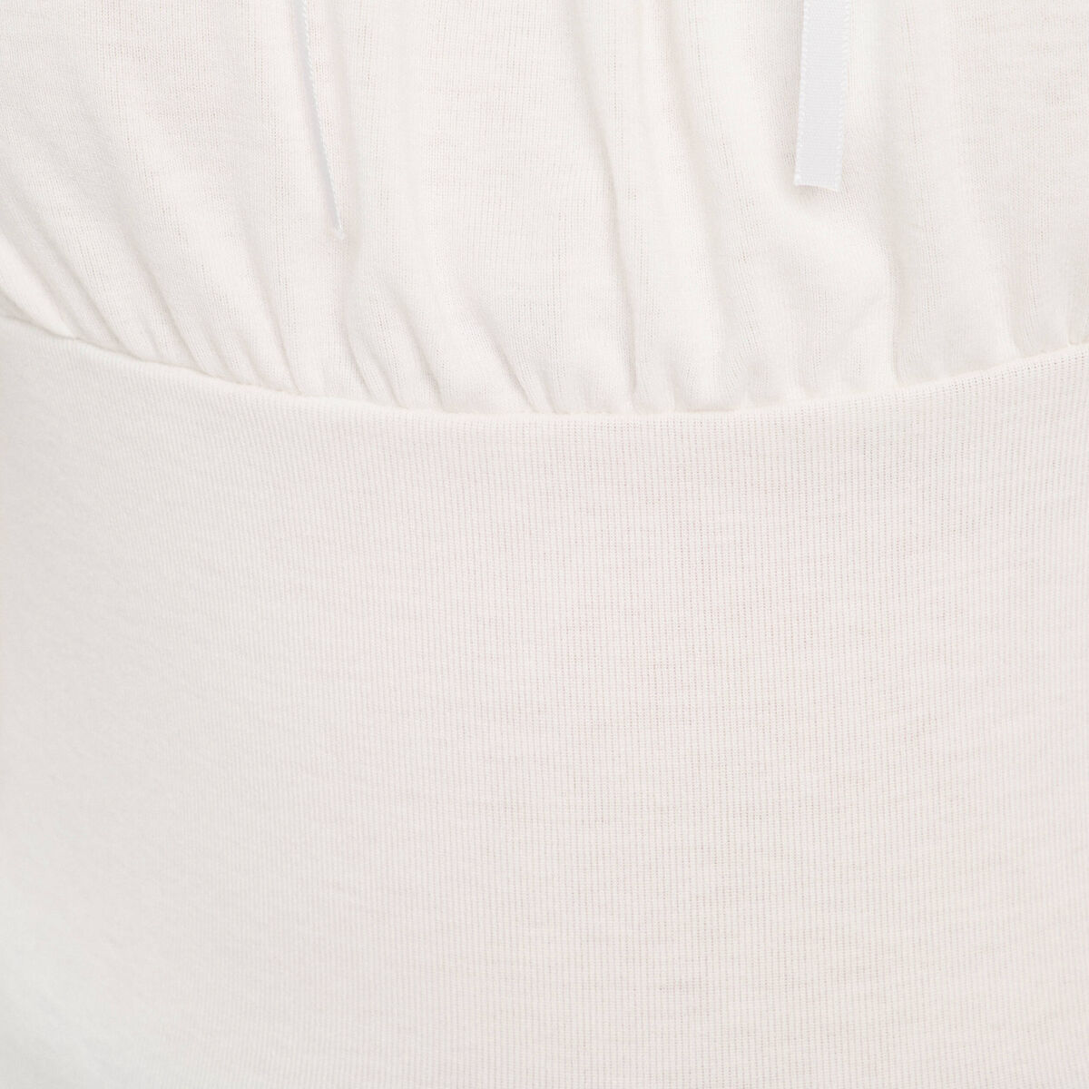 Bustier avec coques blanc femme