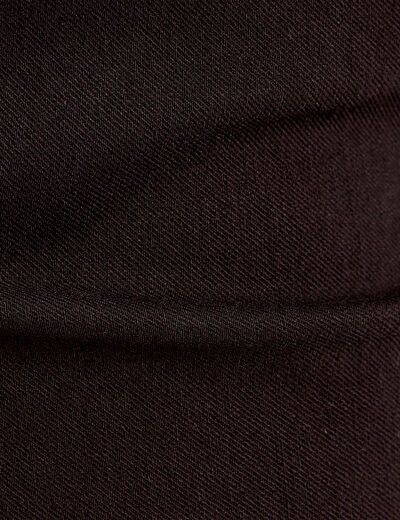 Pantalon bootcut à pont noir femme