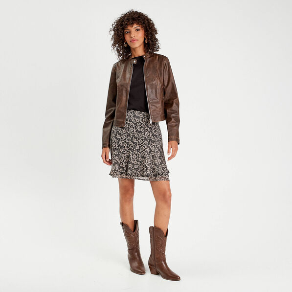 jupe evasee taille elastiquee noir femme Jupe évasée taille élastiquée noir femme