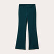 Pantalon flare vert fonc&eacute; femme