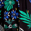 Robe &eacute;vas&eacute;e 3/4 col v bretelles fines noir femme