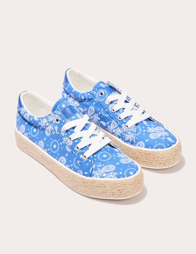 Espadrilles plates noir femme