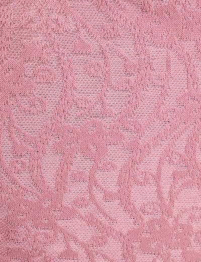 Blouse manches longues vieux rose femme