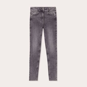 jeans skinny taille haute denim gris femme Jeans skinny taille haute denim gris femme