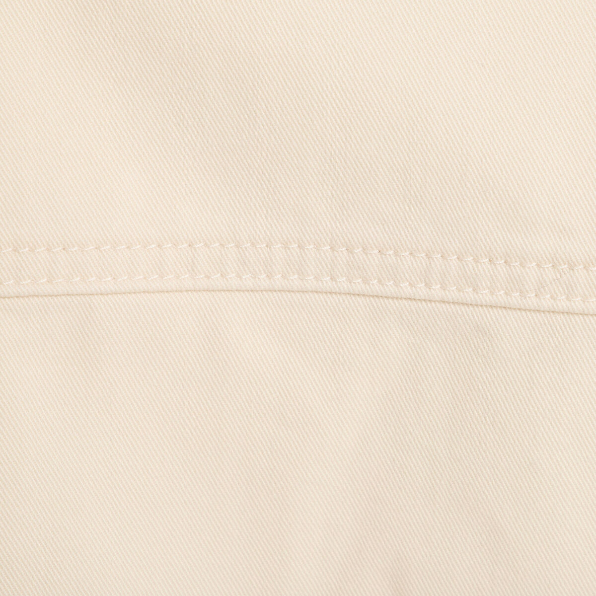 Veste droite col montant ecru femme