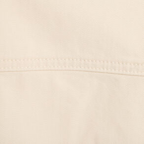Veste droite col montant ecru femme
