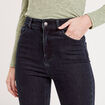 Jeans thermique skinny denim brut femme
