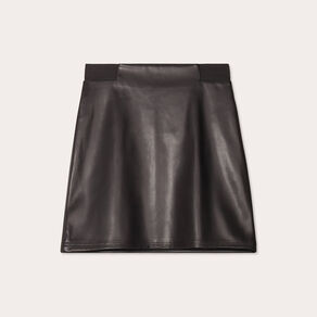 jupe droite simili cuir noir femme Jupe droite simili cuir noir femme