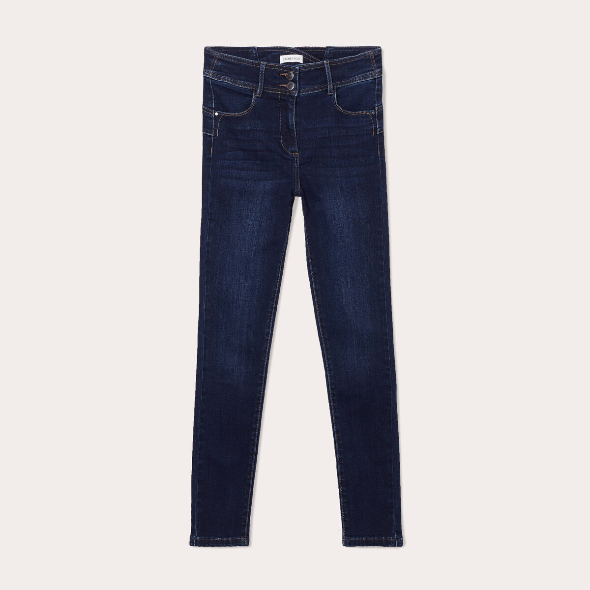 Jeans slim push up denim brut femme