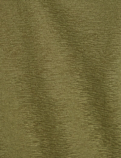 T-shirt manches courtes vert olive femme
