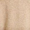 Gilet brod&eacute; col v manches longues beige femme