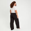 Pantalon large noir femme