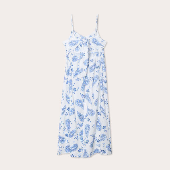 robe longue evasee bretelles blanc femme Robe longue évasée bretelles blanc femme