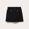 Jupe-short courte noir femme