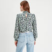 T-shirt manches longues vert femme