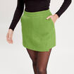 Jupe droite vert foncé femme