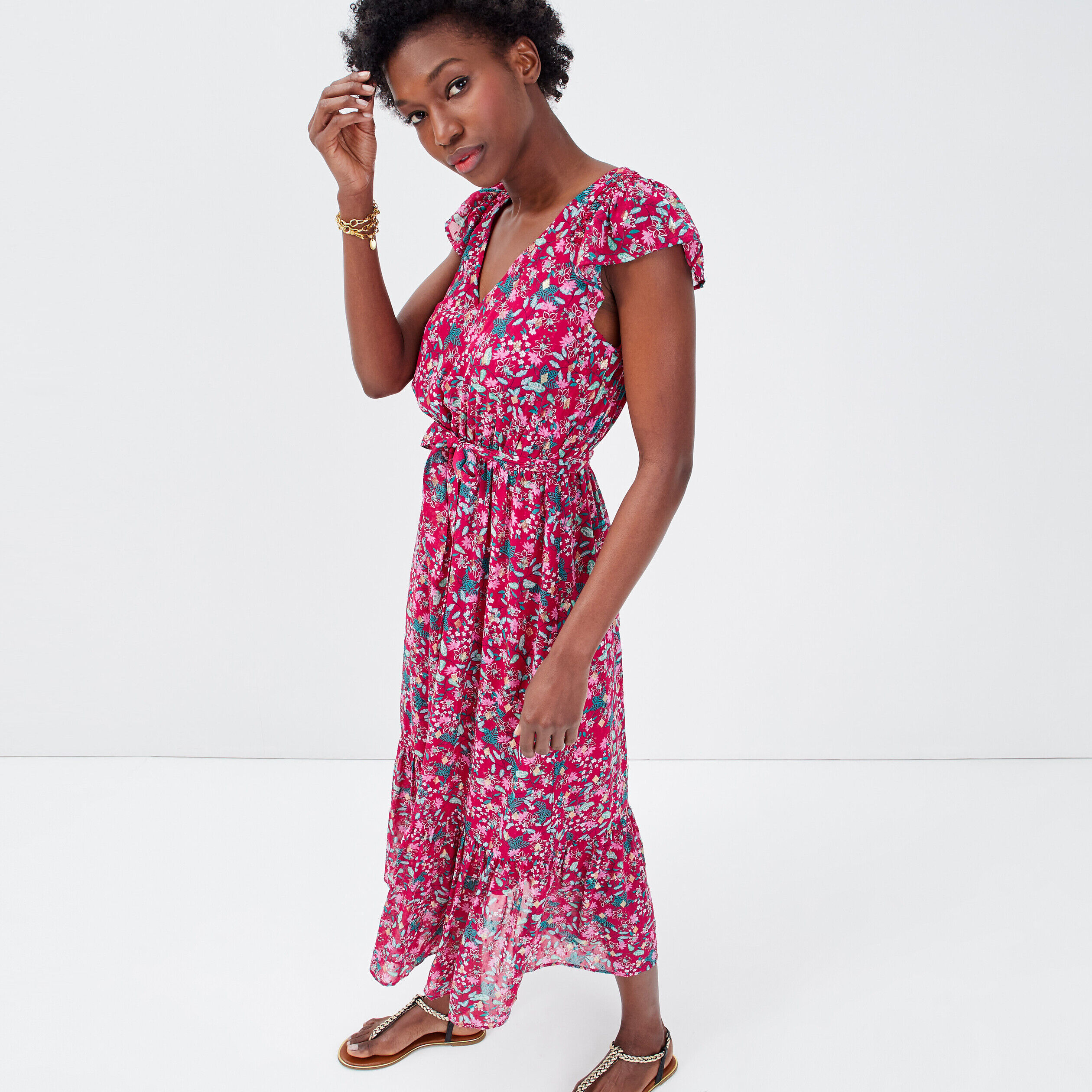 Robes violettes on sale femme