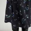 Jupe &eacute;vas&eacute;e longueur 3/4 noir femme