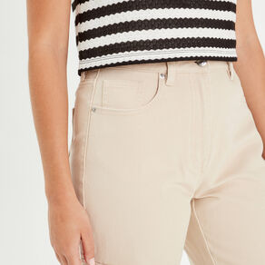 pantalon large poches cargo ecru femme Pantalon large poches cargo ecru femme