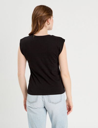 Débardeur sans manches noir femme
