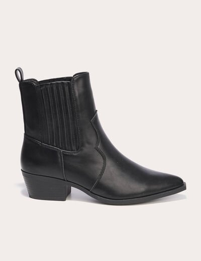 Bottines noir femme