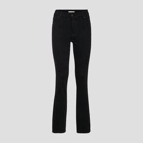 jeans droit taille haute denim noir femme Jeans droit taille haute denim noir femme