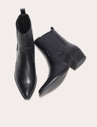 Bottines noir femme