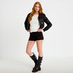 Shorty taille basse noir femme