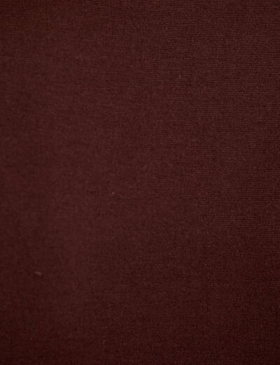 T-shirt thermique col en V plumetis marron fonc&eacute; femme
