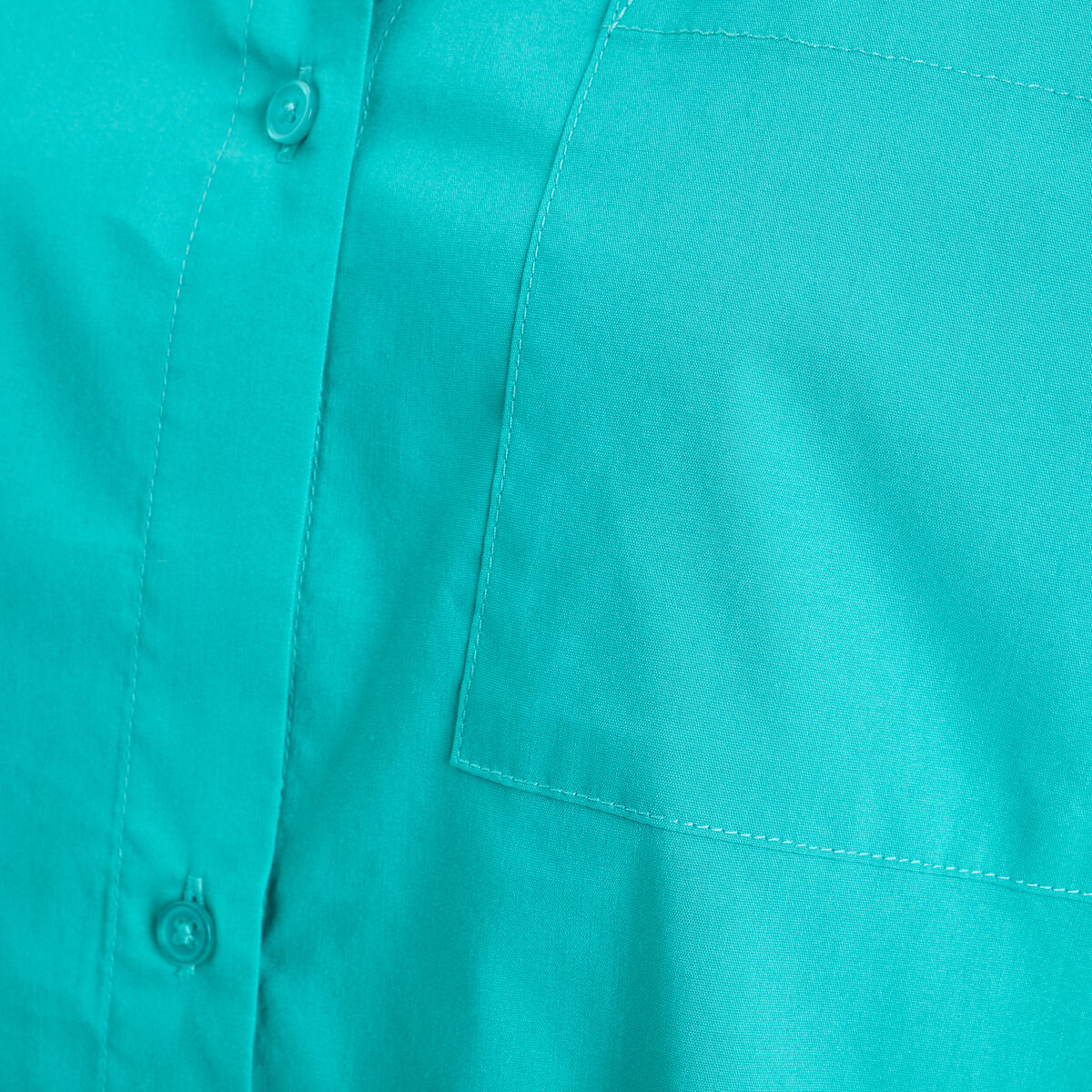 Chemise manches longues vert menthe femme