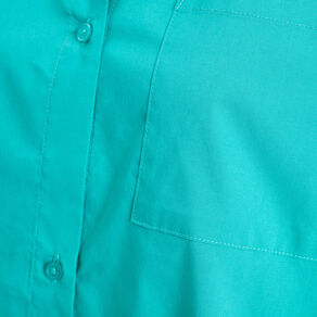 Chemise manches longues vert menthe femme