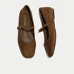 Ballerines marron femme