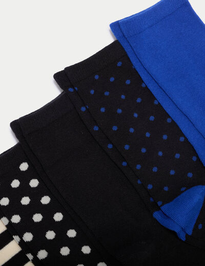 Lot de paires de chaussettes noir femme