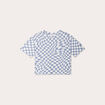 T-shirt manches courtes bleu lavande femme