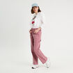Pantalon carpenter vieux rose femme