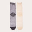 Lot 2 paires chaussettes noir femme