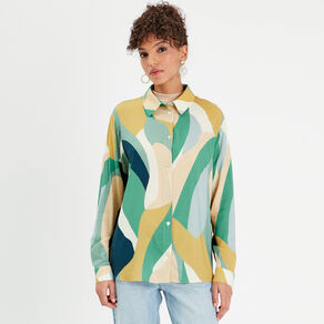chemise manches longues vert femme Chemise manches longues vert femme