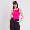 debardeur bretelles larges rose fushia femme