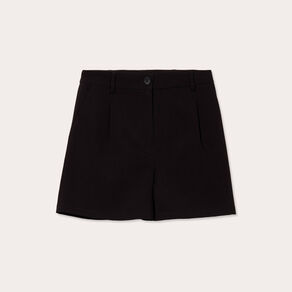 short large taille haute noir femme Short large taille haute noir femme