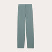 Pantalon large vert foncé femme