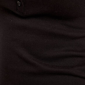 Polo manches courtes noir femme