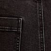 Jean wide leg cropped taille haute denim noir femme