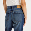 Jean droit taille standard bleu femme
