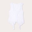 Débardeur dentelle et volants blanc femme